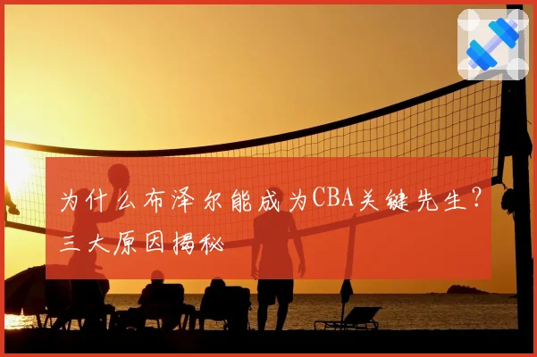为什么布泽尔能成为CBA关键先生?三大原因揭秘